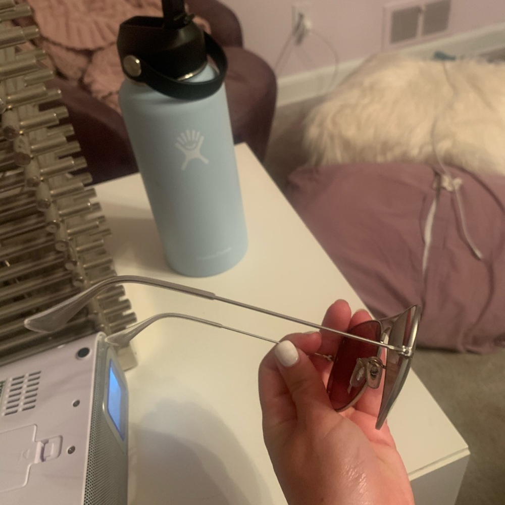 Pink gradient aviator Ray Ban Sunglasses - Picture 3 of 4